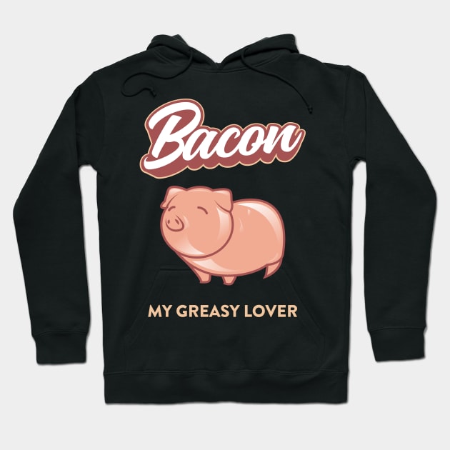 Bacon Humour Hoodie by NineBlack